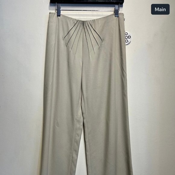 Valentino Ecru Euro Fabric Pant